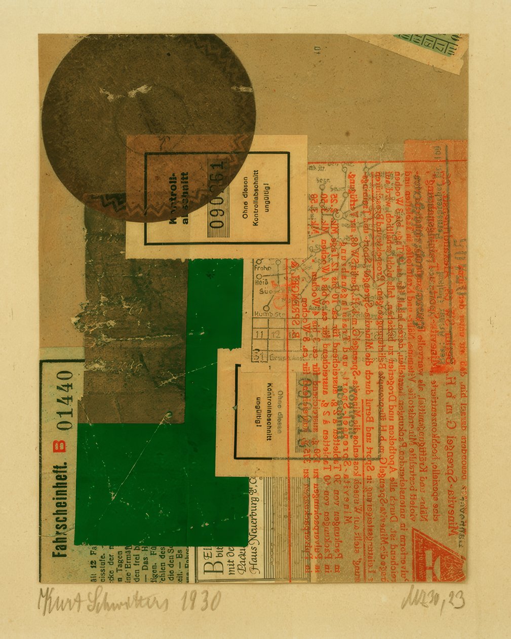 Mz 30,23 av Kurt Schwitters
