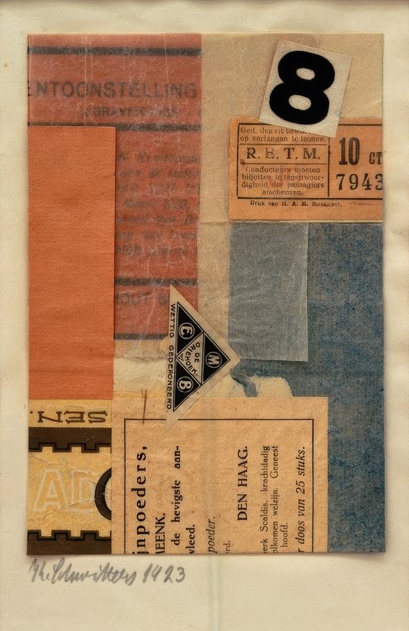 Uten tittel (8) av Kurt Schwitters