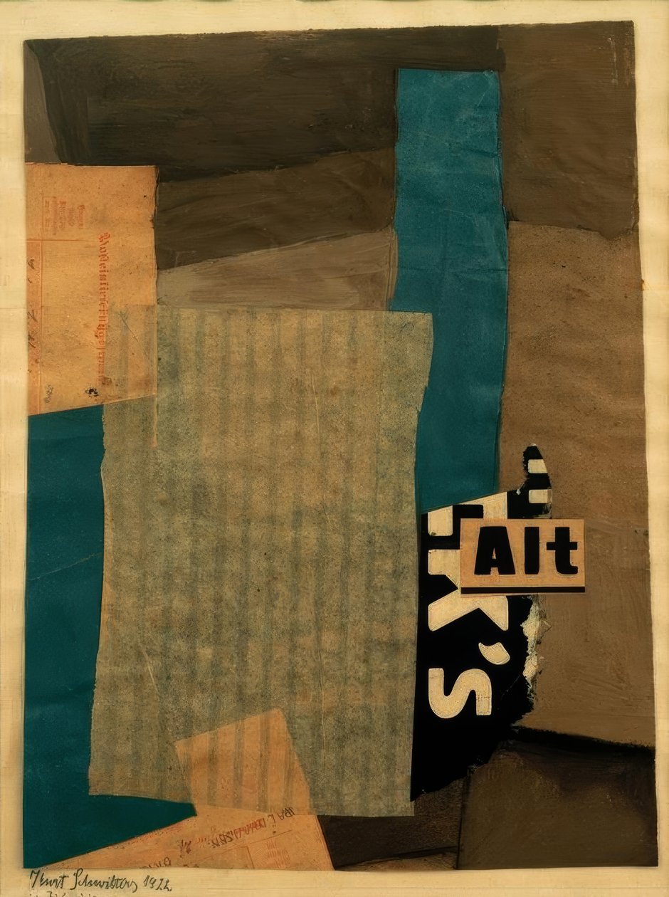 Uten tittel (gammel) av Kurt Schwitters