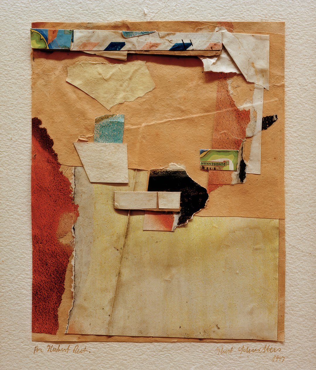 Ohne Titel (For Herbert Read) av Kurt Schwitters