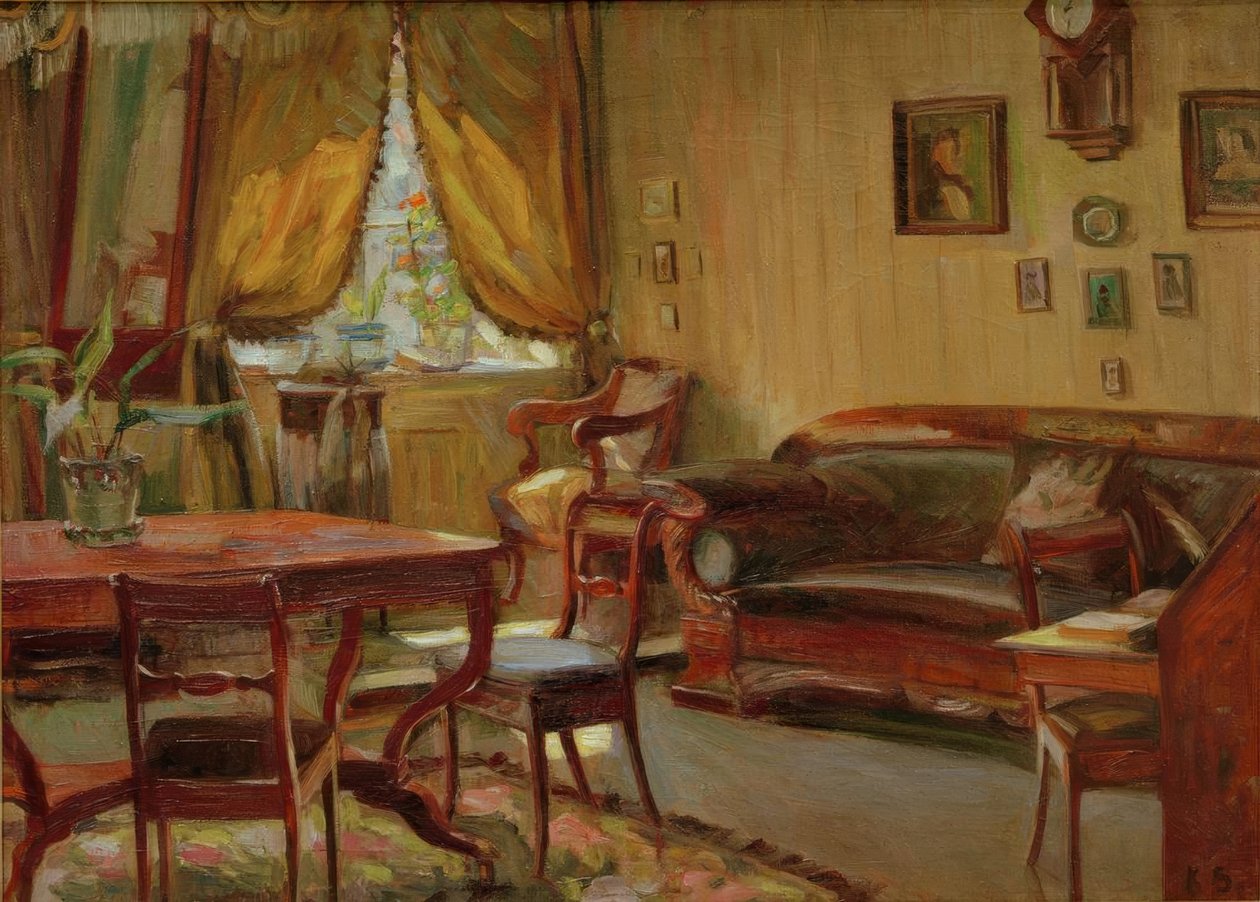 Uten tittel (interiør) av Kurt Schwitters