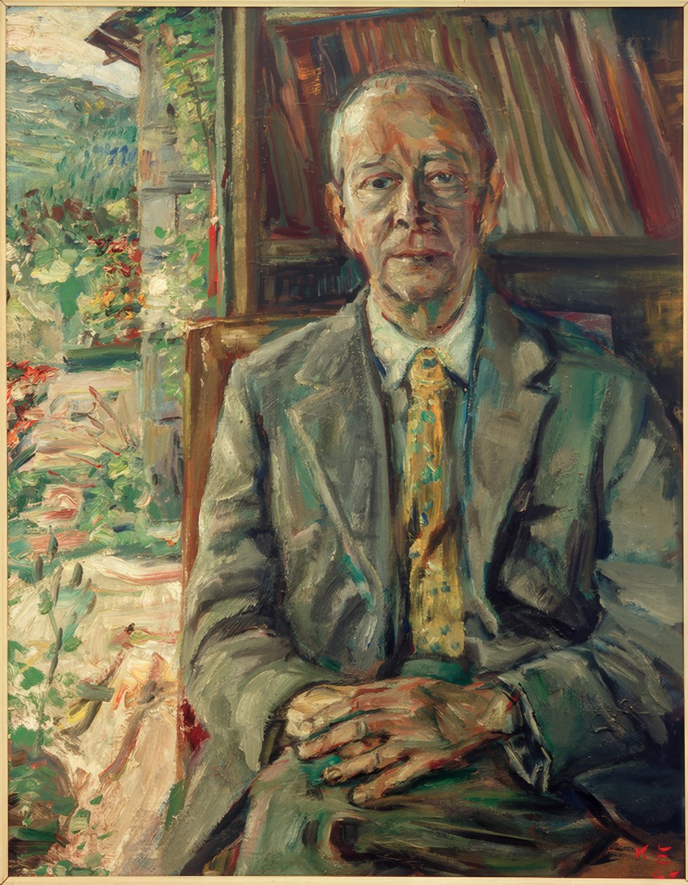 Uten tittel (portrett Harry Pierce) av Kurt Schwitters