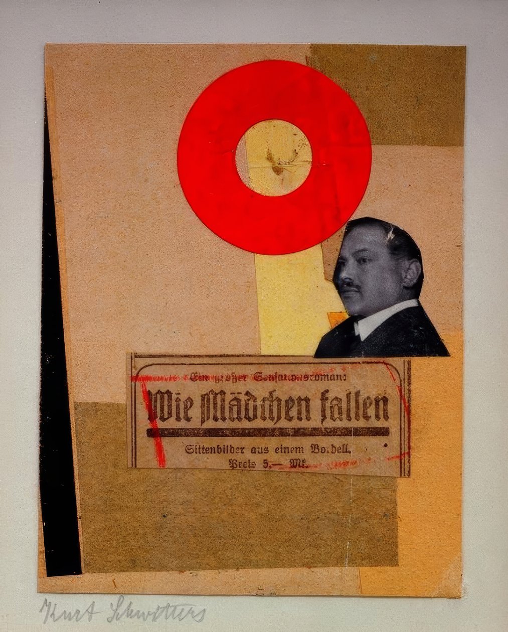 Uten tittel (How Girls Fall) av Kurt Schwitters