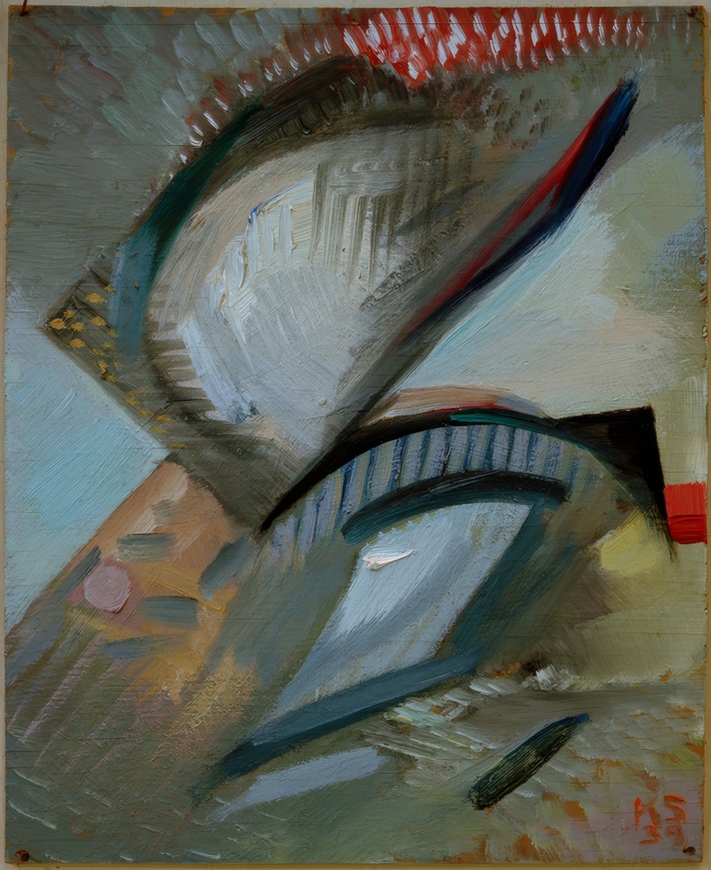 Uten tittel (sikksakk) av Kurt Schwitters