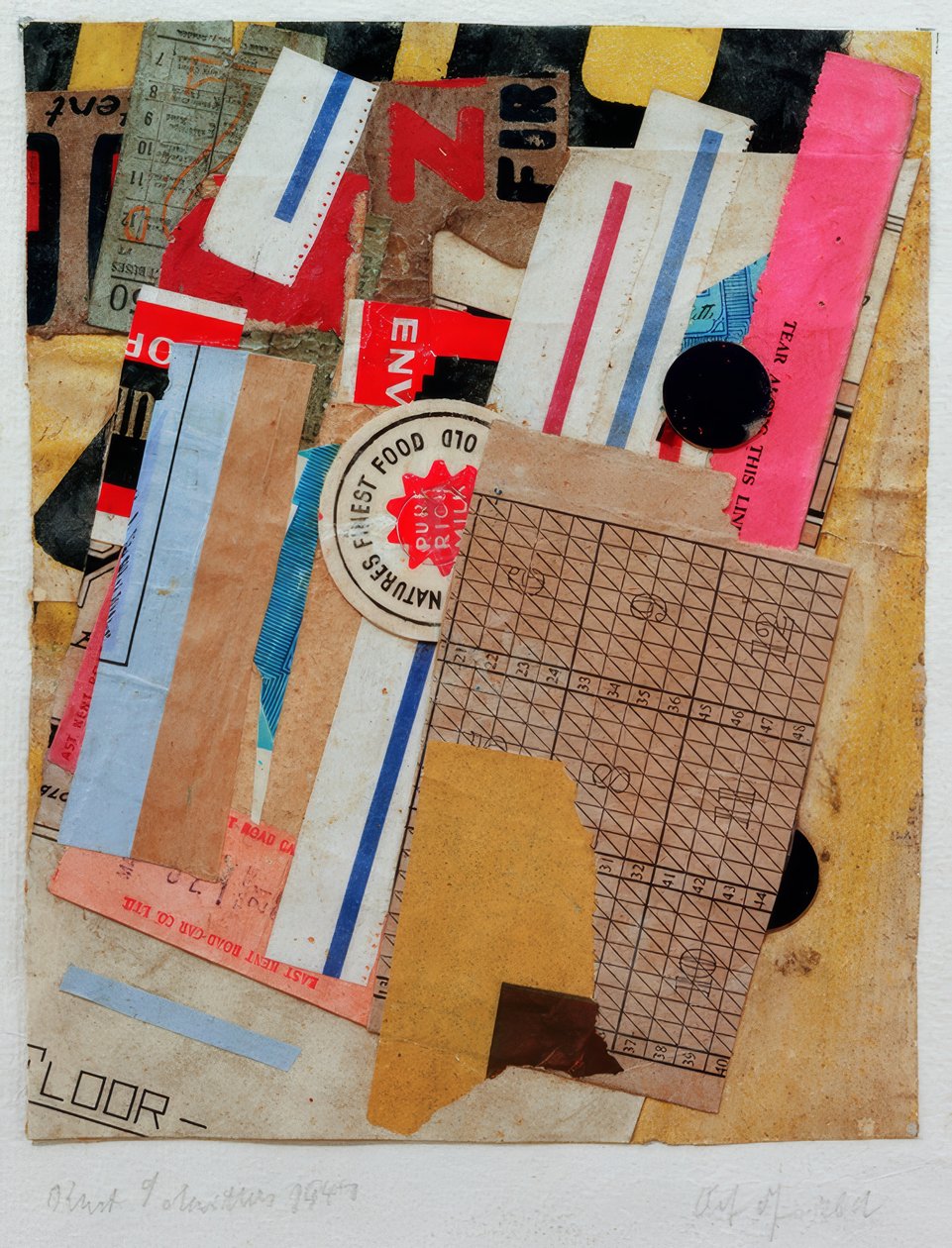 Ut av rødt av Kurt Schwitters