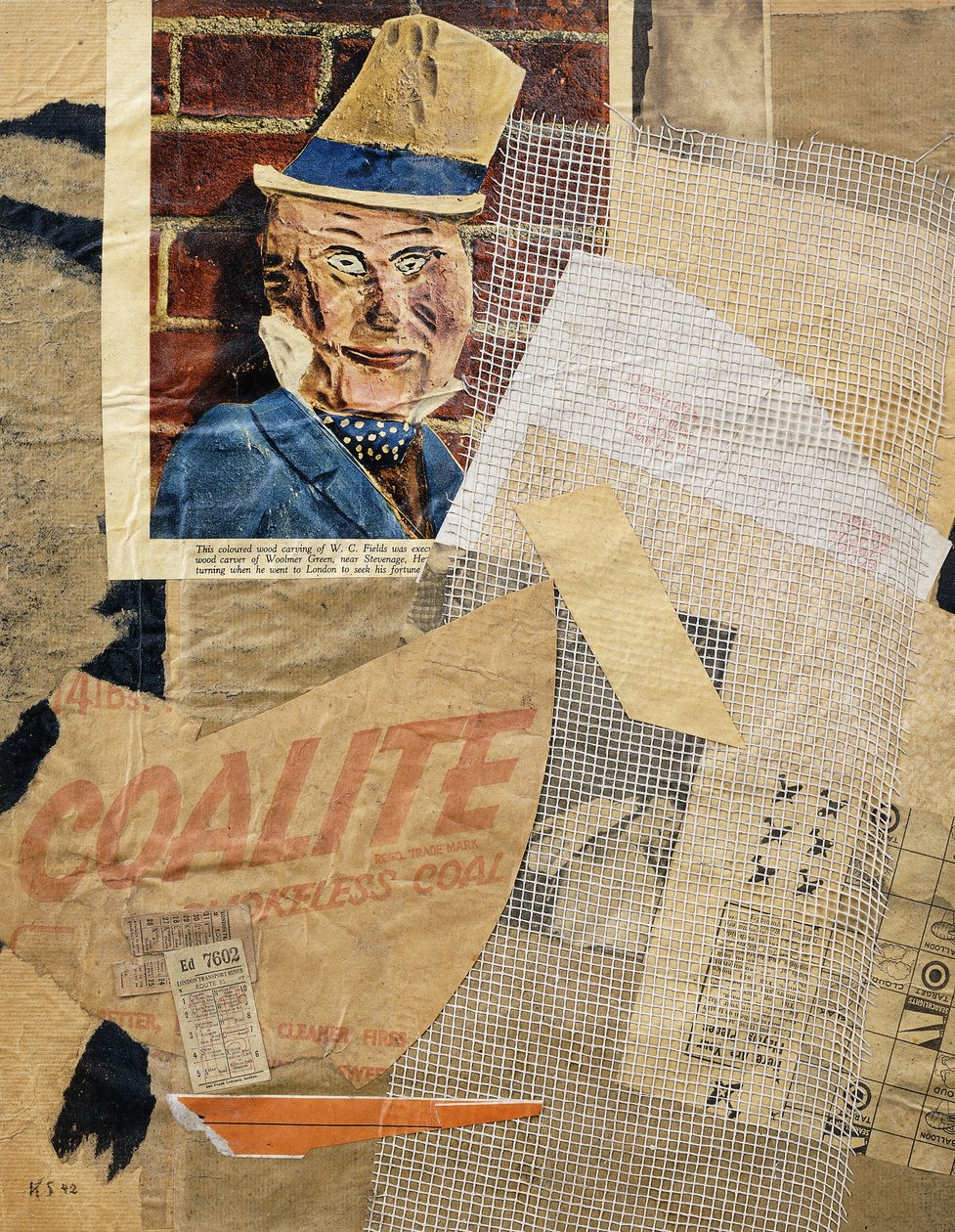 TOALETT. Enger, av Kurt Schwitters