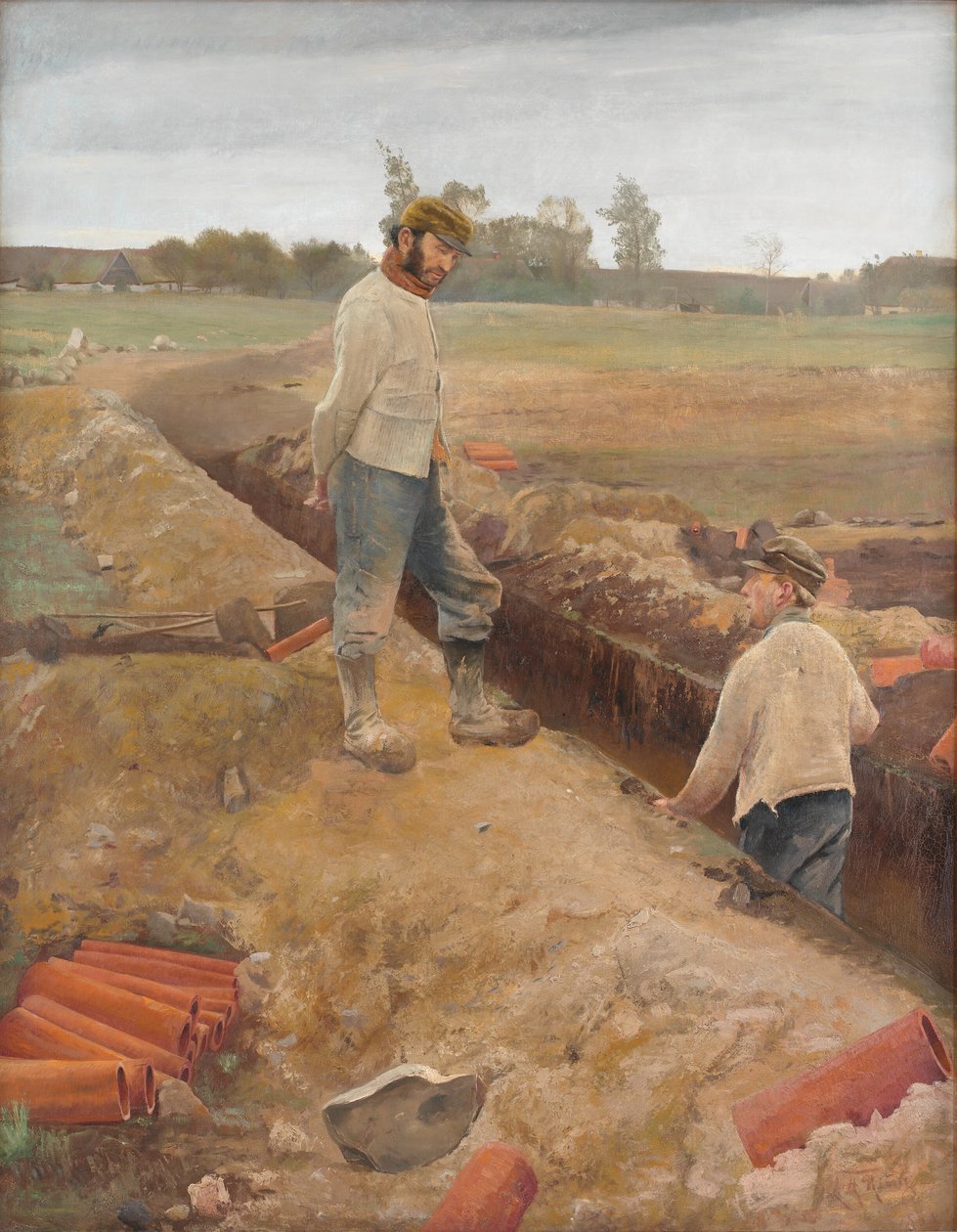 Avløpsgravere av Laurits Andersen Ring
