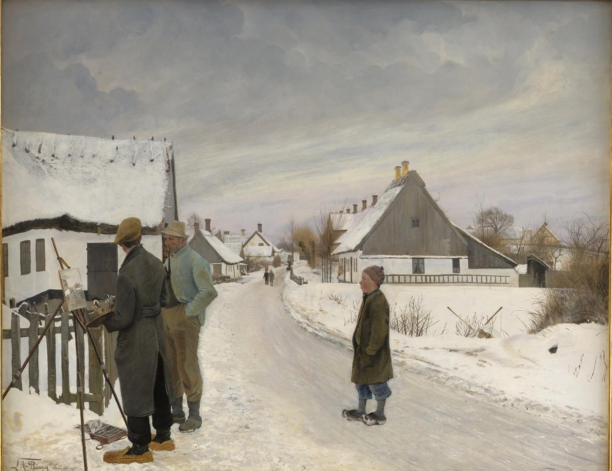 Maleren i landsbyen av Laurits Andersen Ring