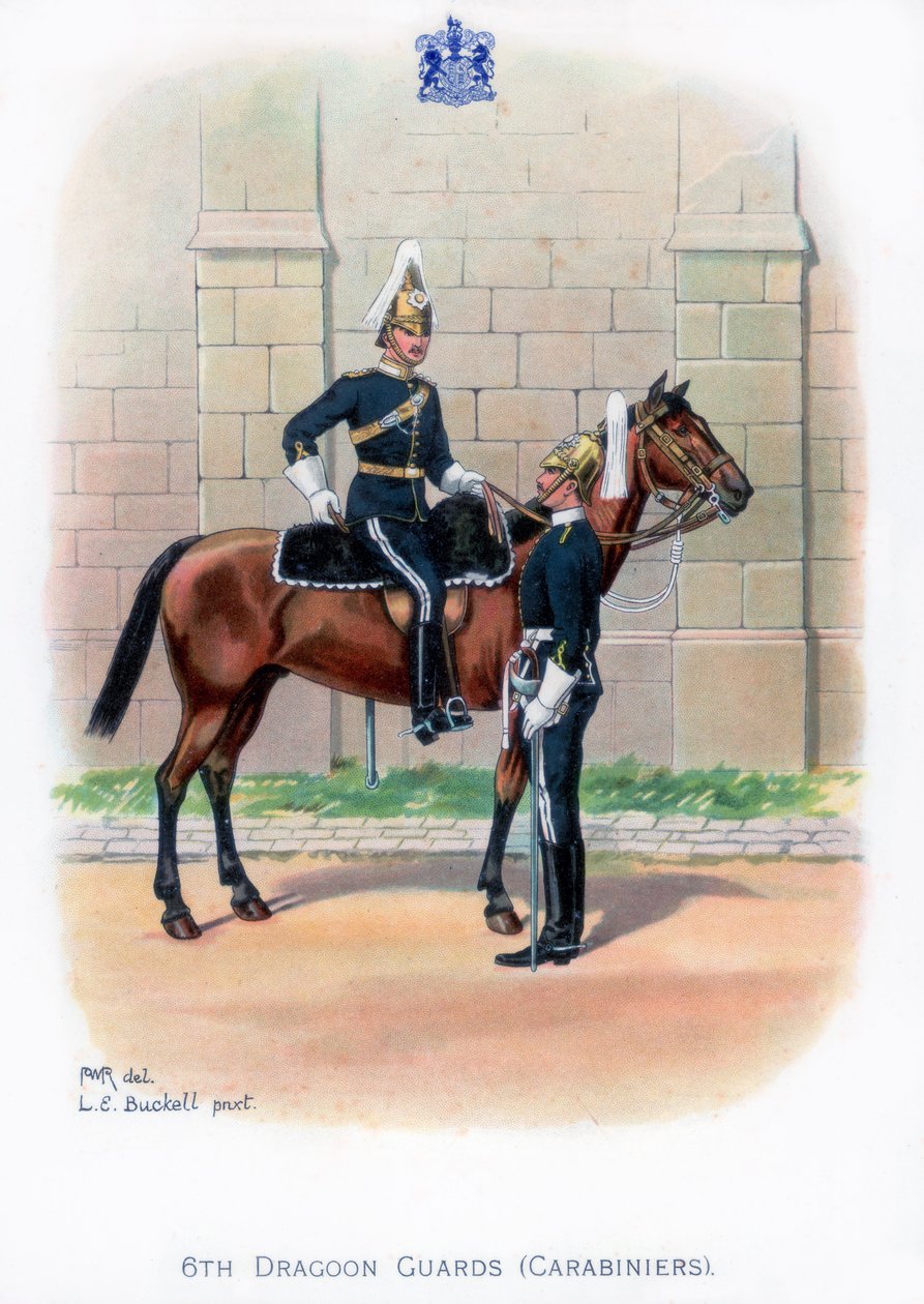 6th Dragoon Guards Carabiniers, 1915. av L. E. Buckell