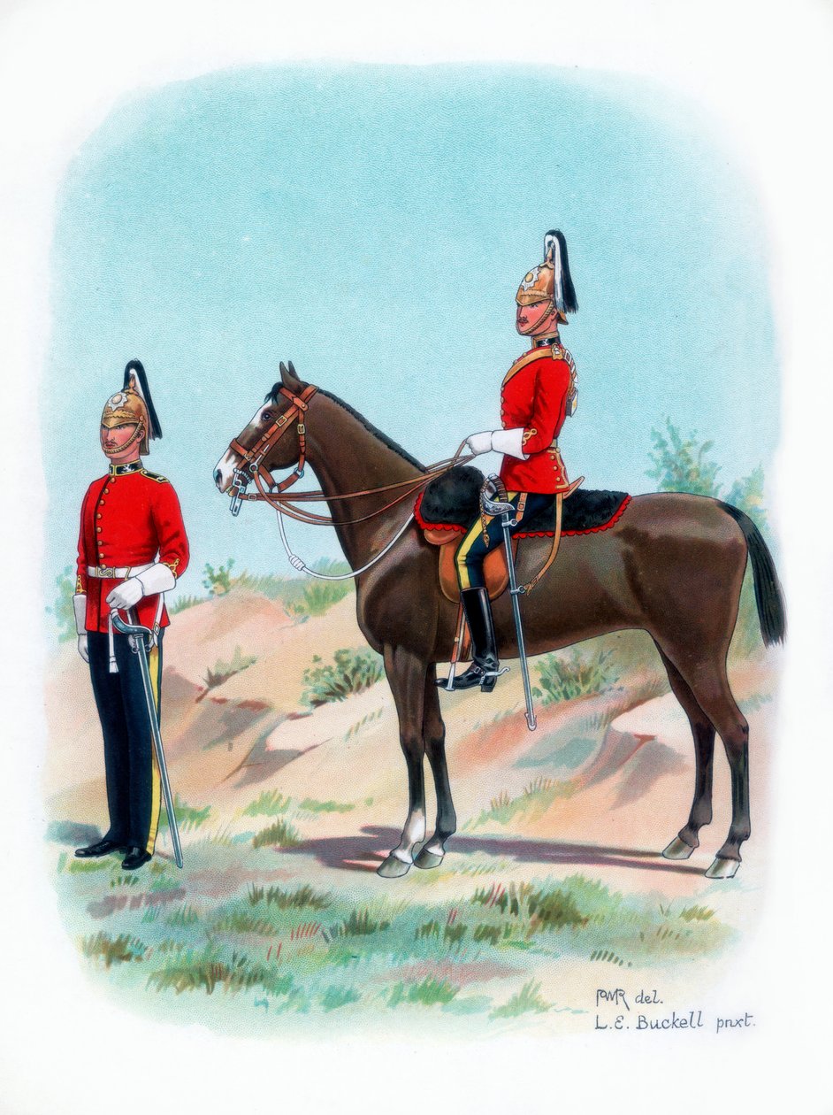 Dragevakter, 1915. av L. E. Buckell