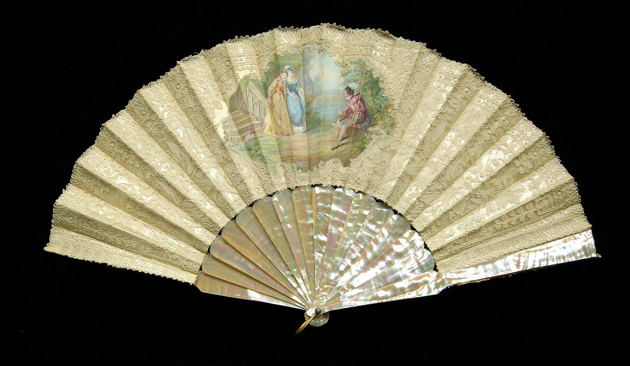 Fan, belgisk, 1880-89. av L. Langelier