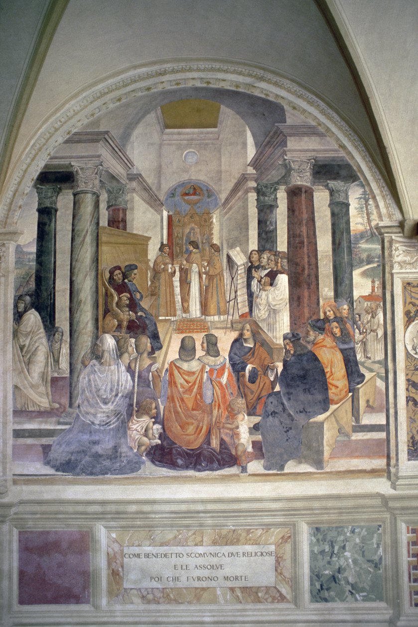 Livet til St. Benedikt av L. Signorelli