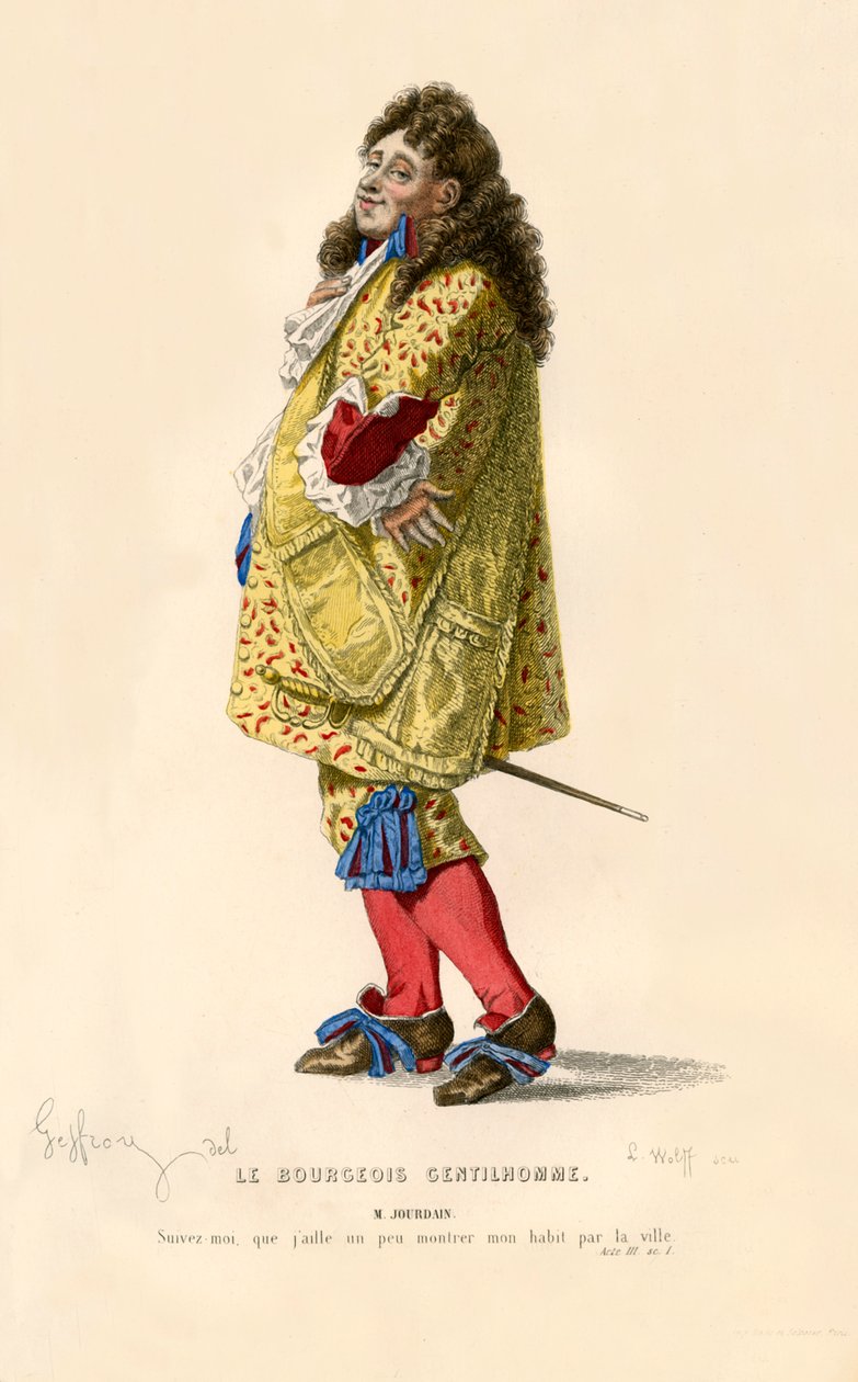Monsieur Jourdain, 1868. av L. Wolff