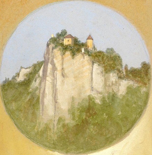 Bled Castle IIn av Ladislav Benesch
