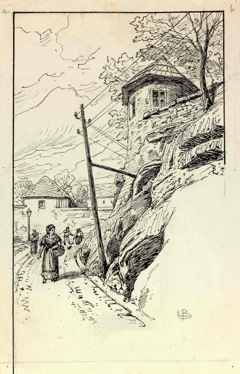 Motiv fra Kranjan av Ladislav Benesch