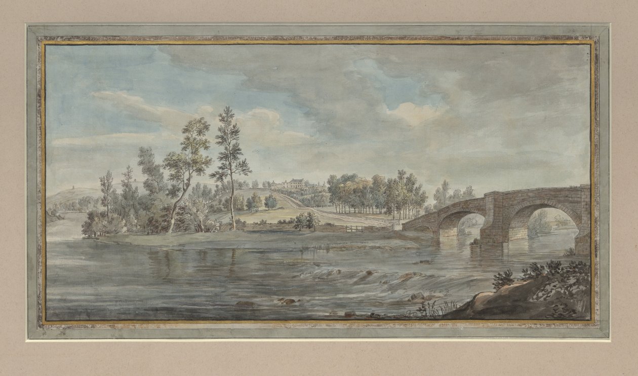 Ouze Bridge, Armathwaite, ca. 1770-80 av Lady Mary Lowther