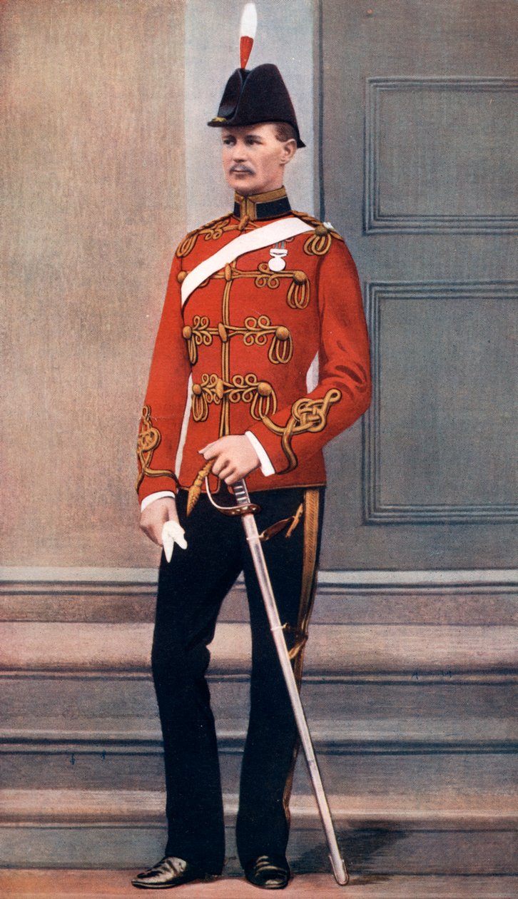 Løytnant Frederick Hugh Sherston Roberts , britisk soldat, 1902. av Lafayette