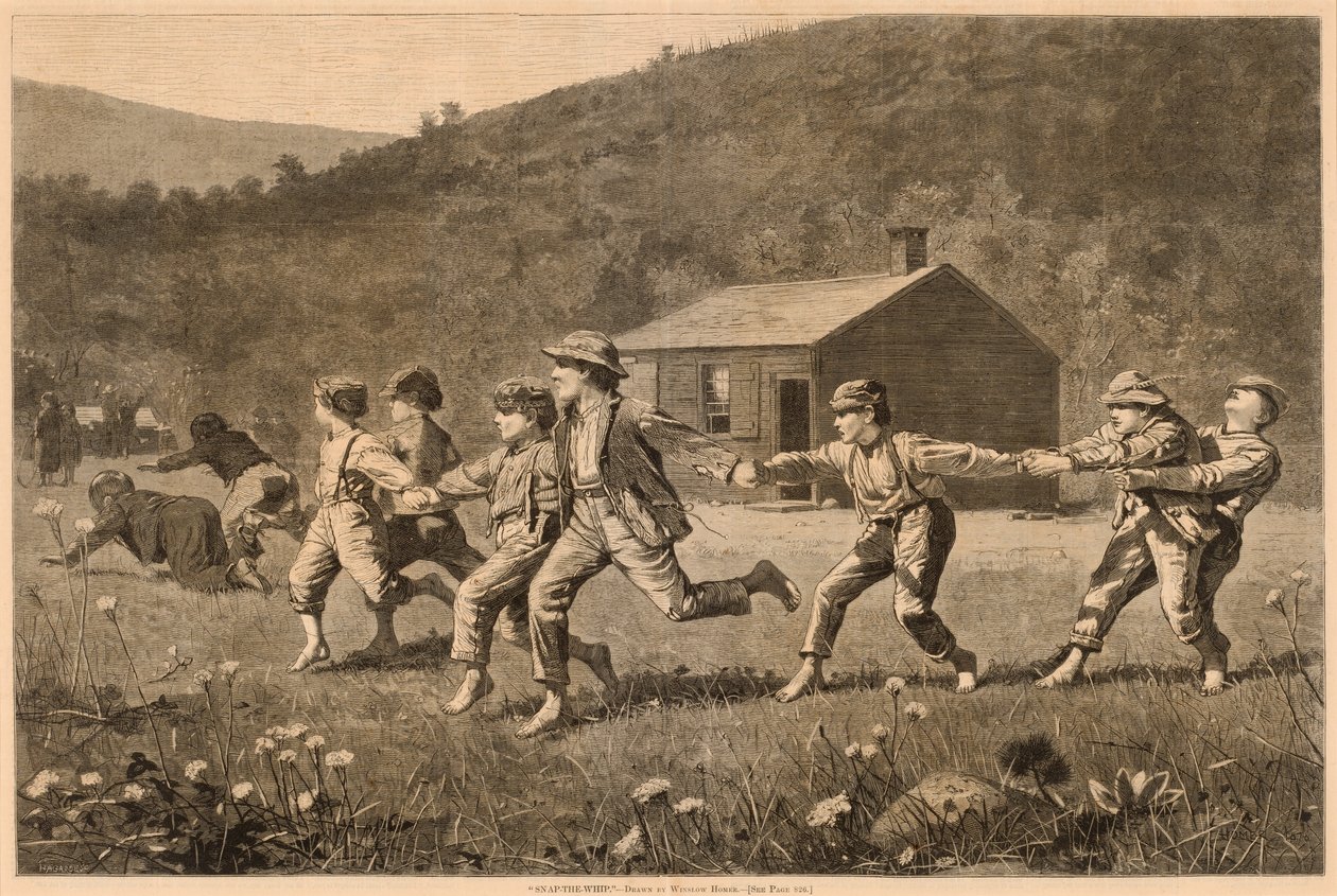 Snap-the-Whip av Lagarde after Winslow Homer
