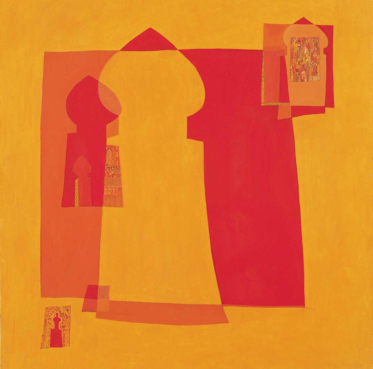 Gates, ca. 1970-02 (trykk) av Laila Shawa