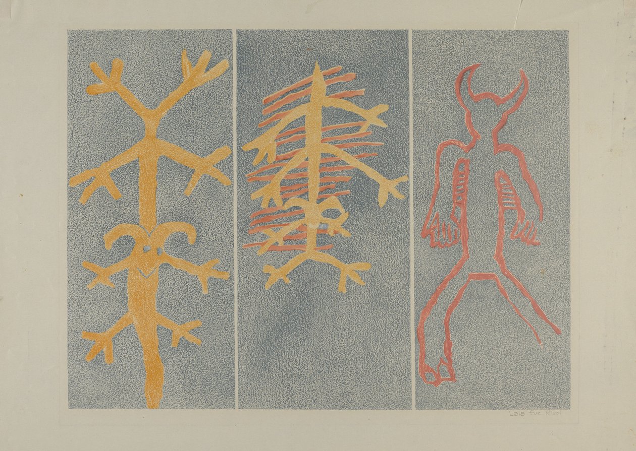 Petroglyph Design av Lala Eve Rivol