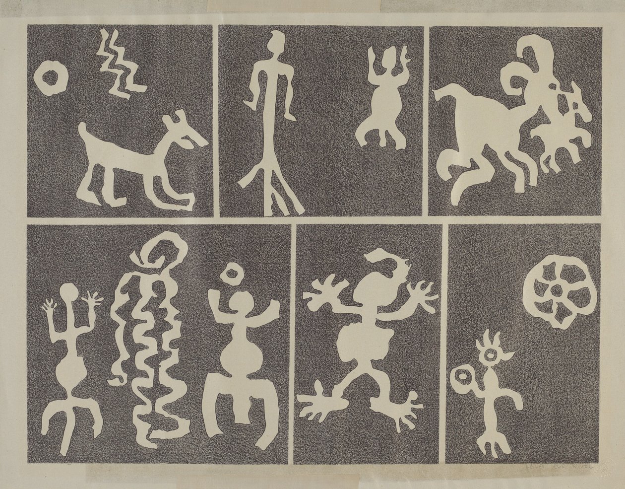 Petroglyph Design av Lala Eve Rivol