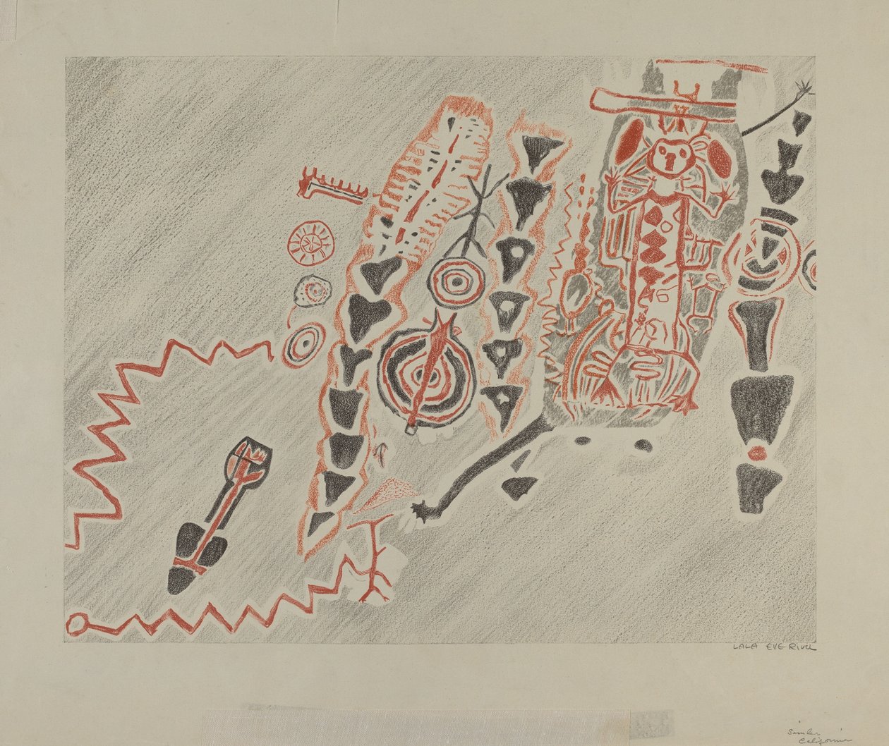 Petroglyphs - Menneskefigurer av Lala Eve Rivol