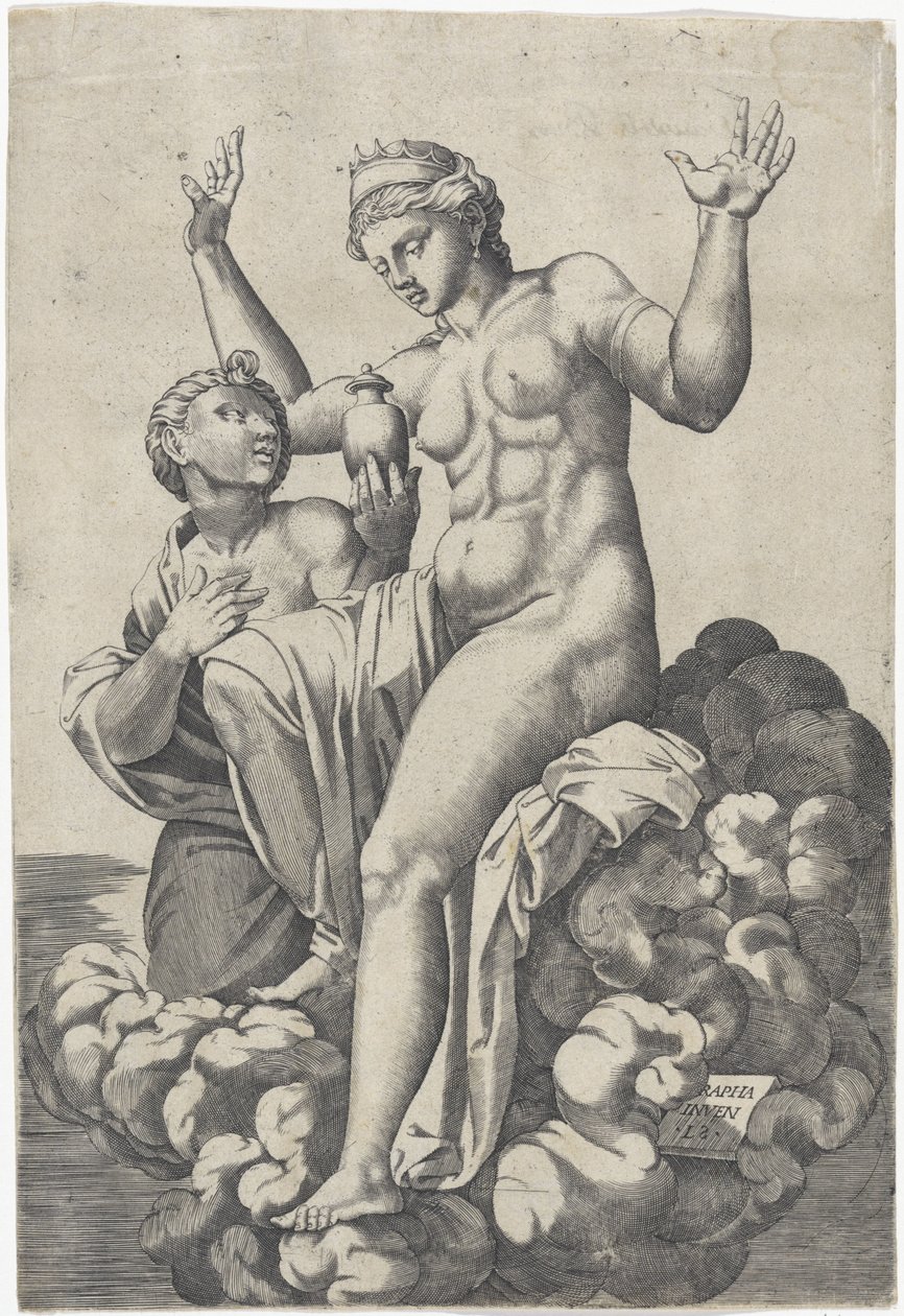 Psyche gir Venus kannen av Lambertus Suavius