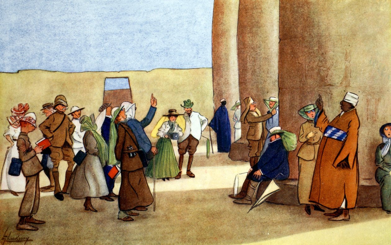 'Tow Rows in the Temple', 1908. av Lance Thackeray