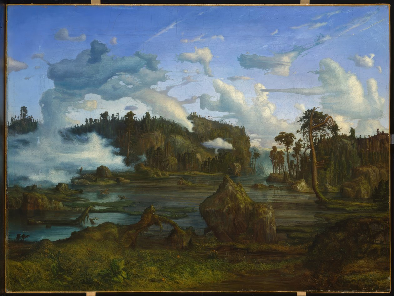 Skogtjern, fjellvann av Lars Hertervig