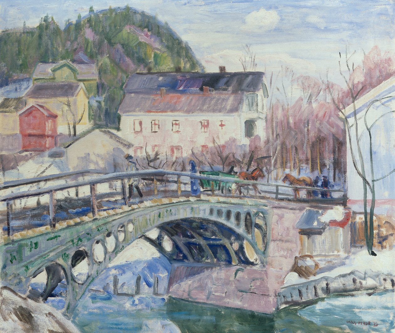 Løkke Bridge in Sandvika av Lars Jorde