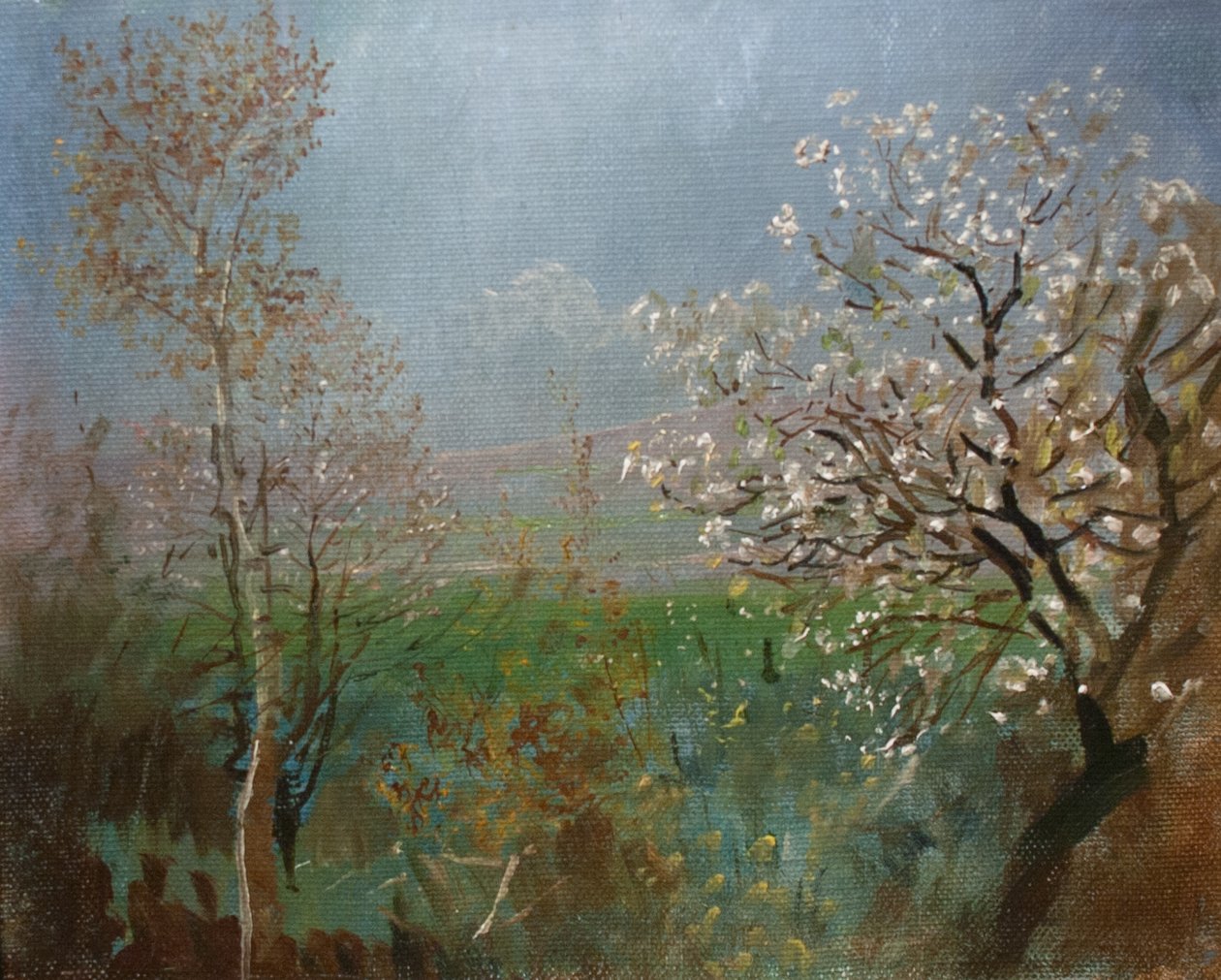 Blossoming_treenMagyar: Viragzo -fan av Laszlo Mednyanszky