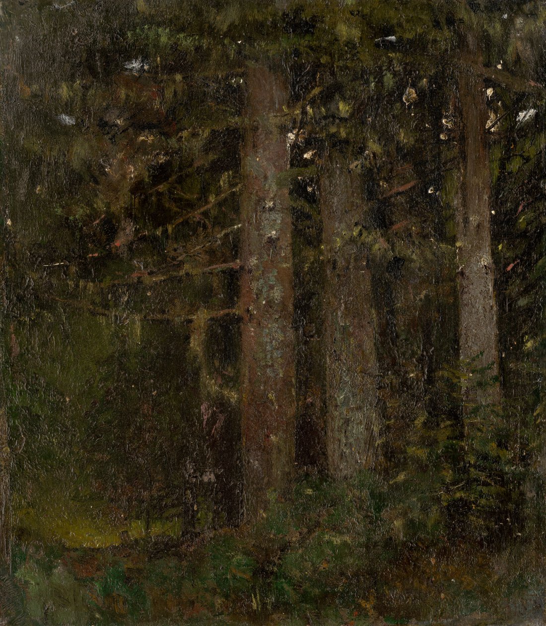 Inne i skogen II av Laszlo Mednyanszky