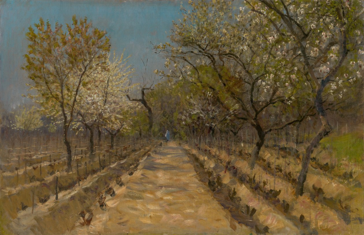Vingård, ca. 1890-95 av Laszlo Mednyanszky