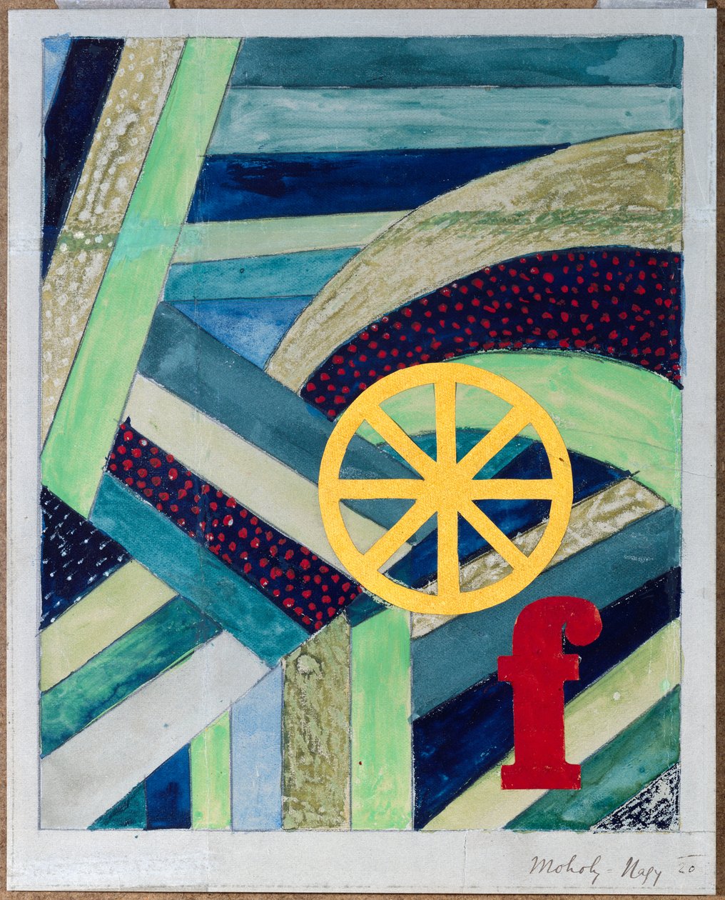 F i Feld, 1920 av Laszlo Moholy Nagy