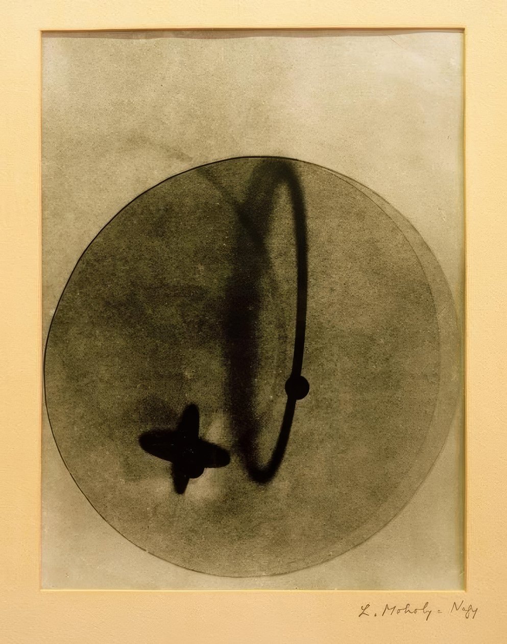 Fotogram (positiv) av Laszlo Moholy Nagy