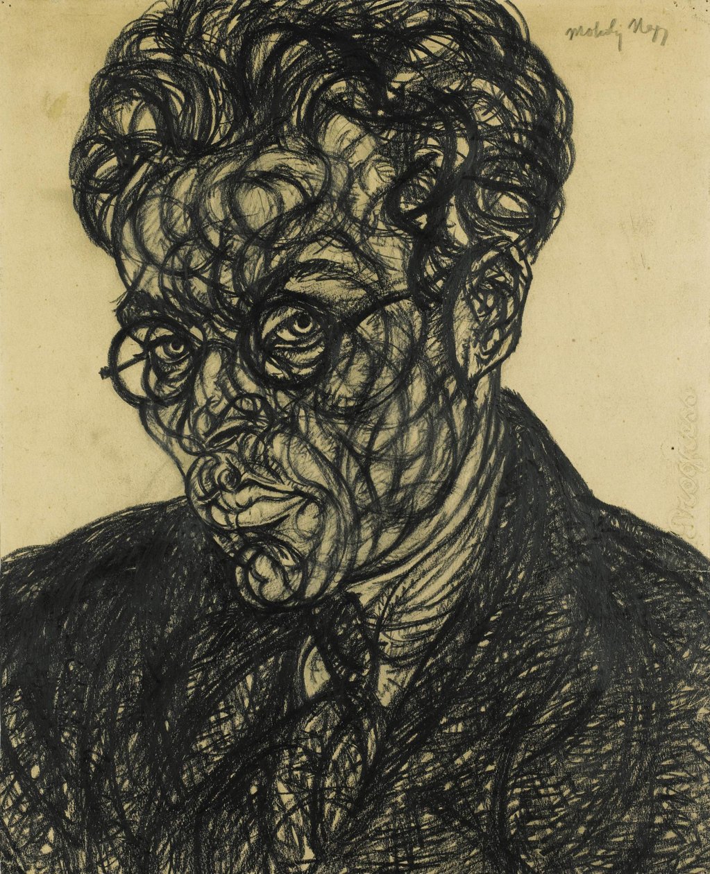 Selvportrett. av Laszlo Moholy Nagy