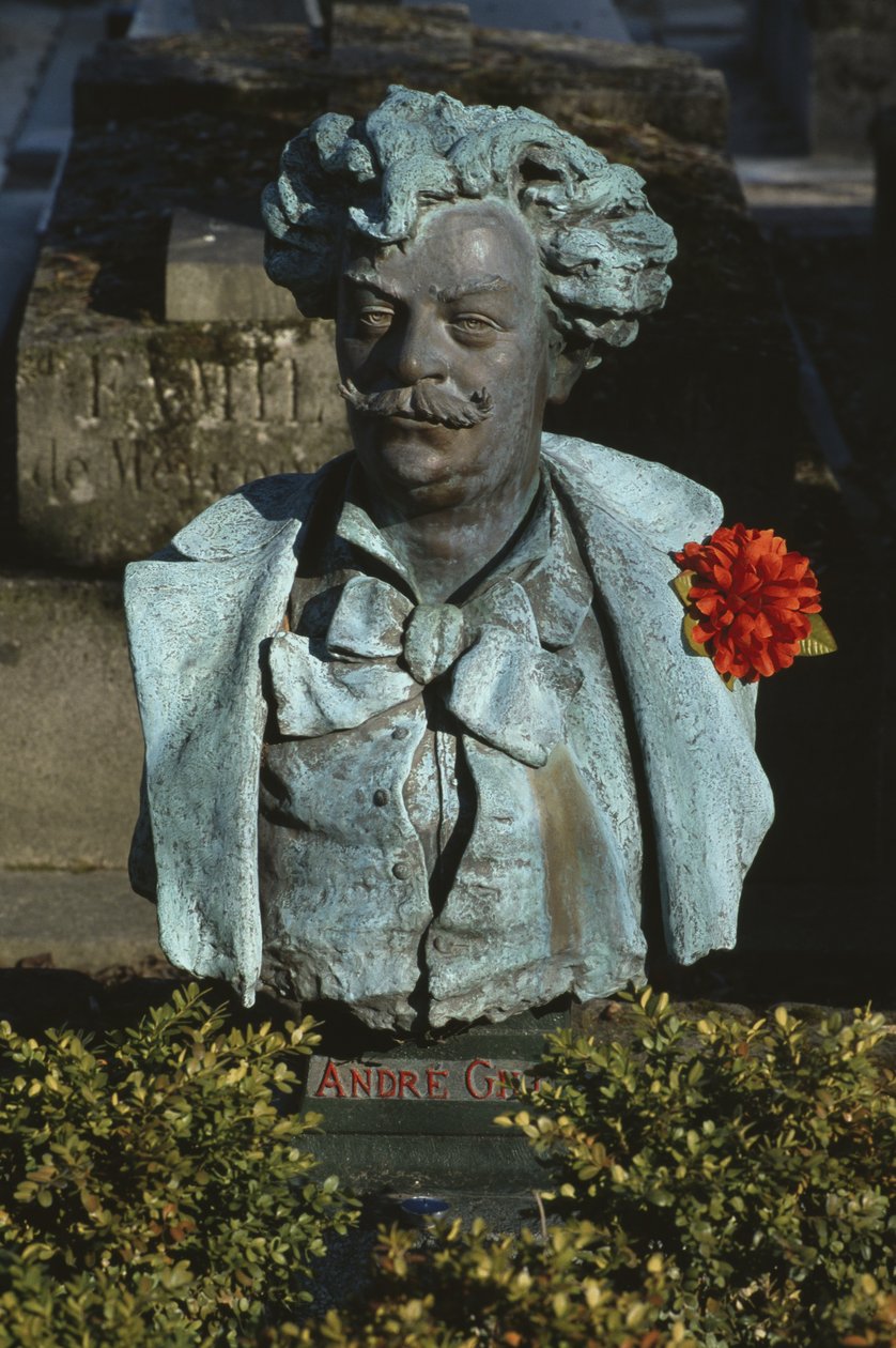 Byste av Andre Gill (bronse) av Laure Coutan