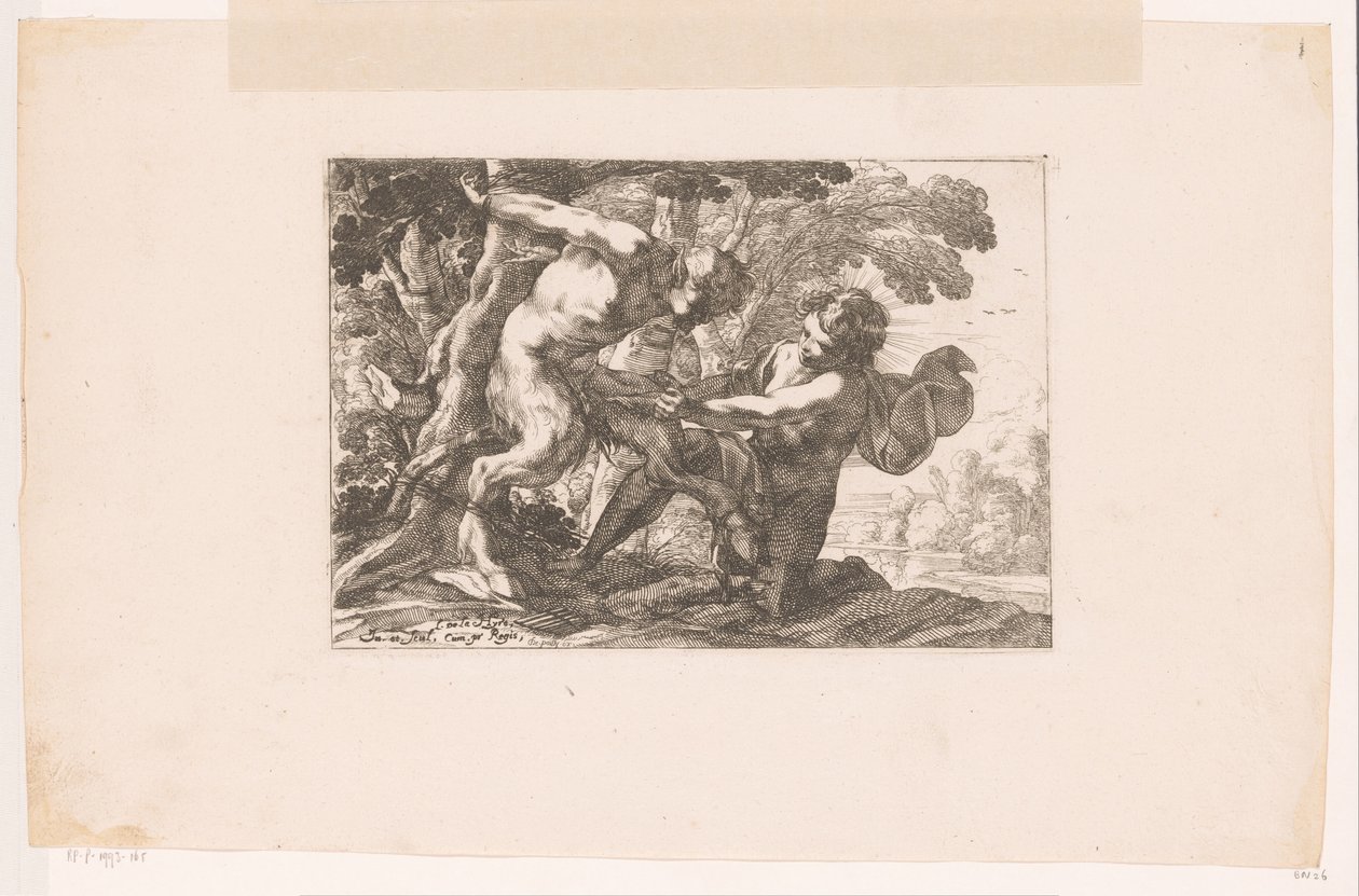 Marsyas fødte Apollo av Laurent de La Hire