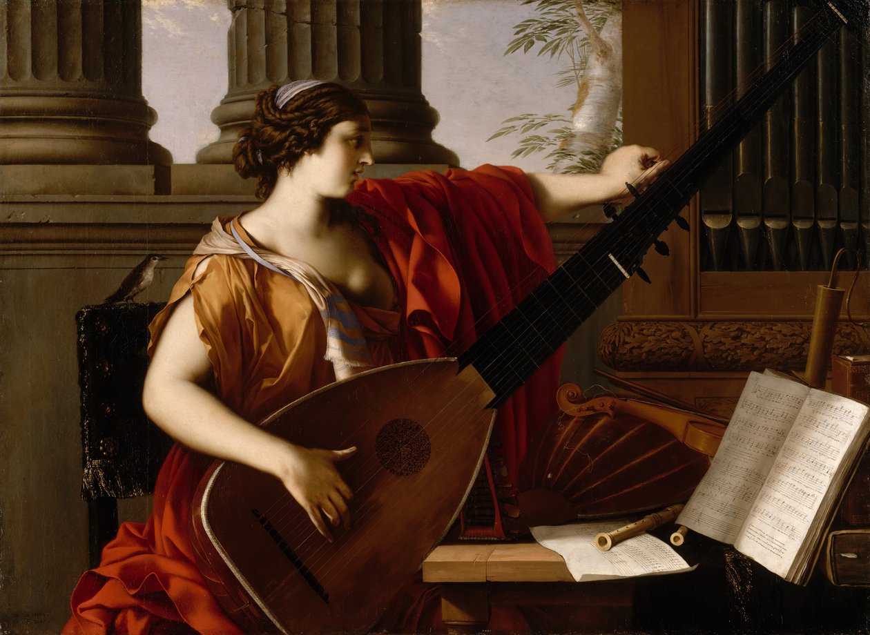 Allegory of Music, 1649. av Laurent de la Hyre