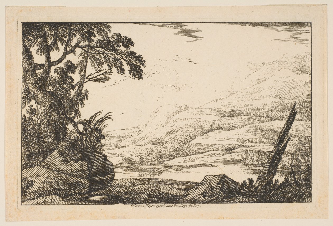 Treklump, 1640. av Laurent de la Hyre