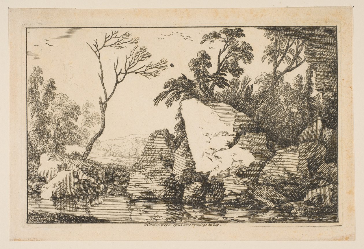 Det døde treet, 1640. av Laurent de la Hyre