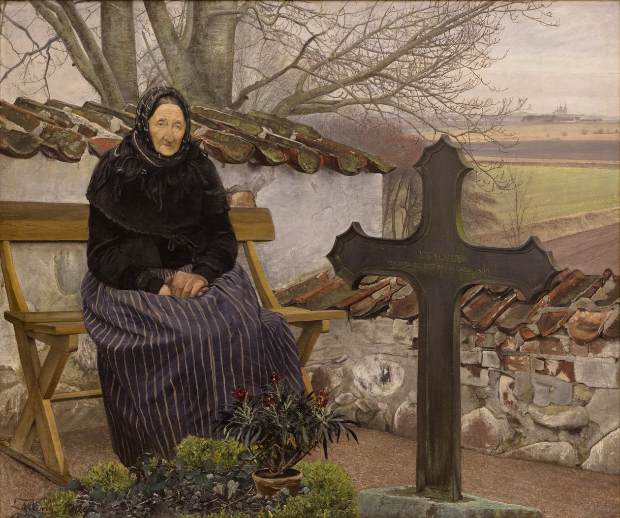 På kirkegården i Fløng av Laurits Andersen Ring