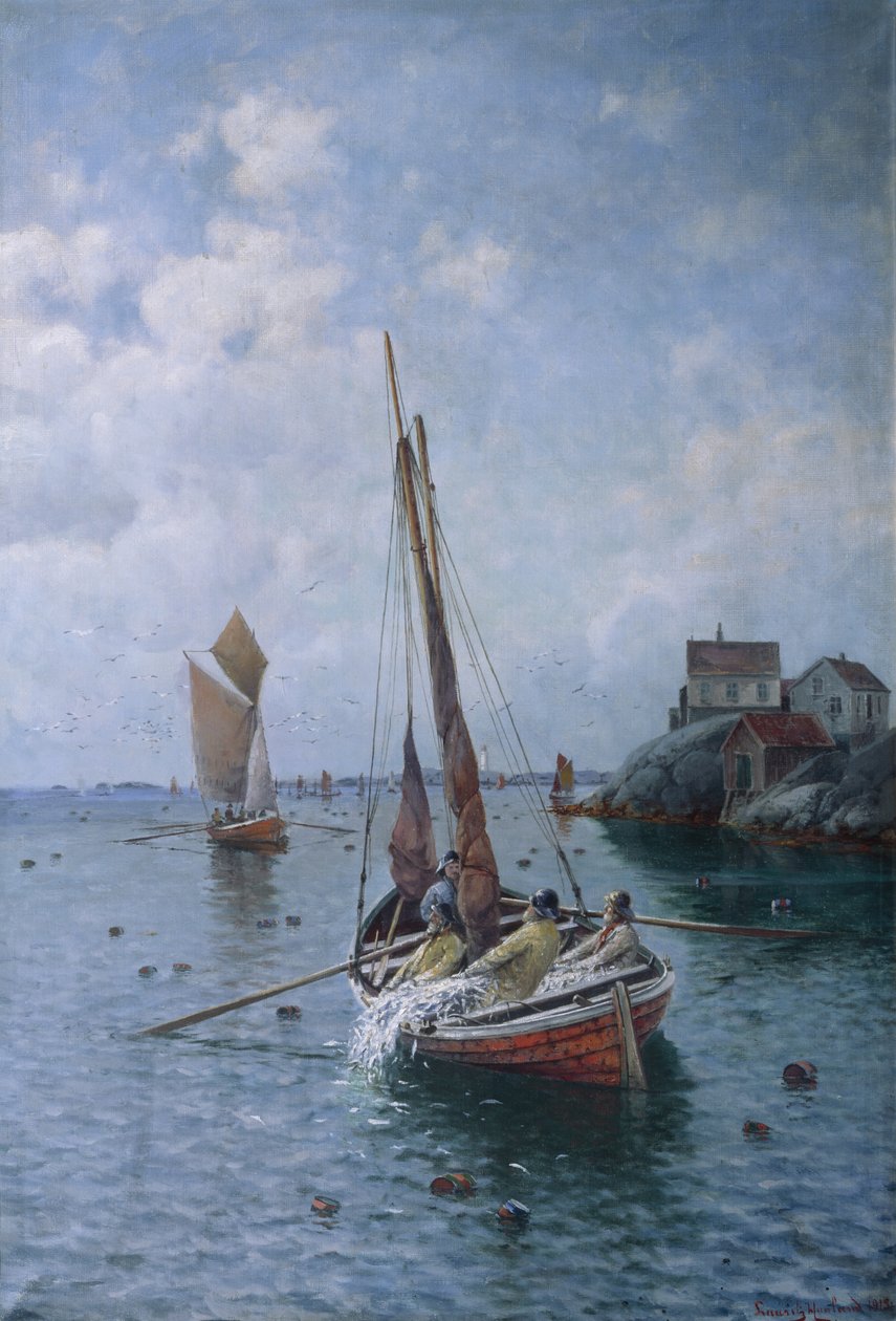 Sildefiske av Lauritz Haaland