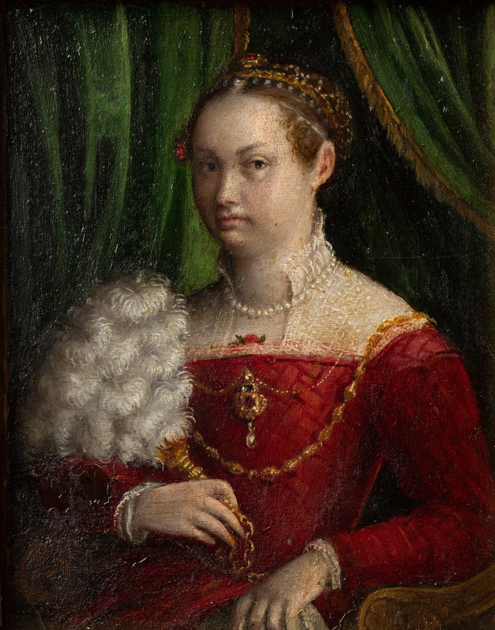Selvportrett, ca 1577-1585. av Lavinia Fontana