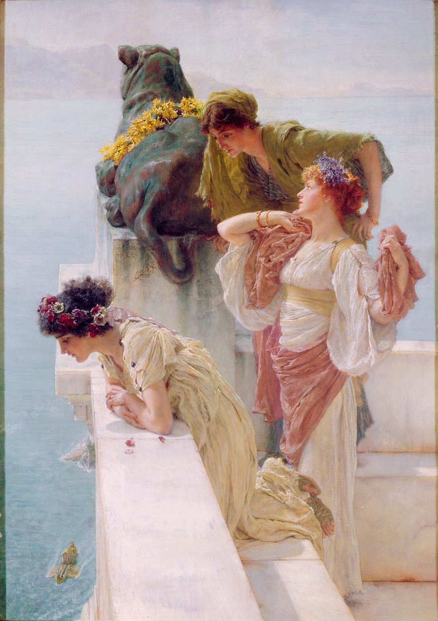 A Coign of Vantage, 1895 av Lawrence Alma Tadema