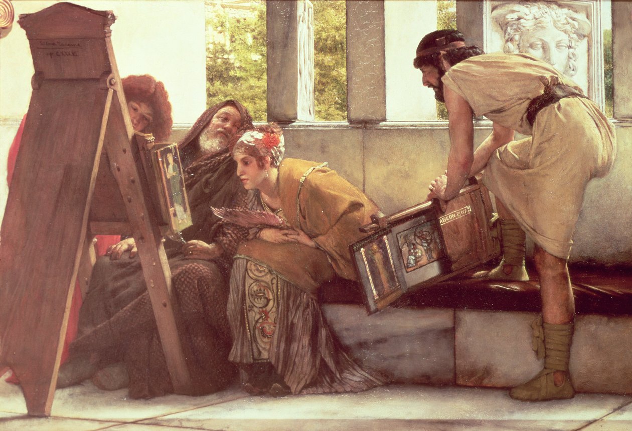 Et romersk studio av Lawrence Alma Tadema