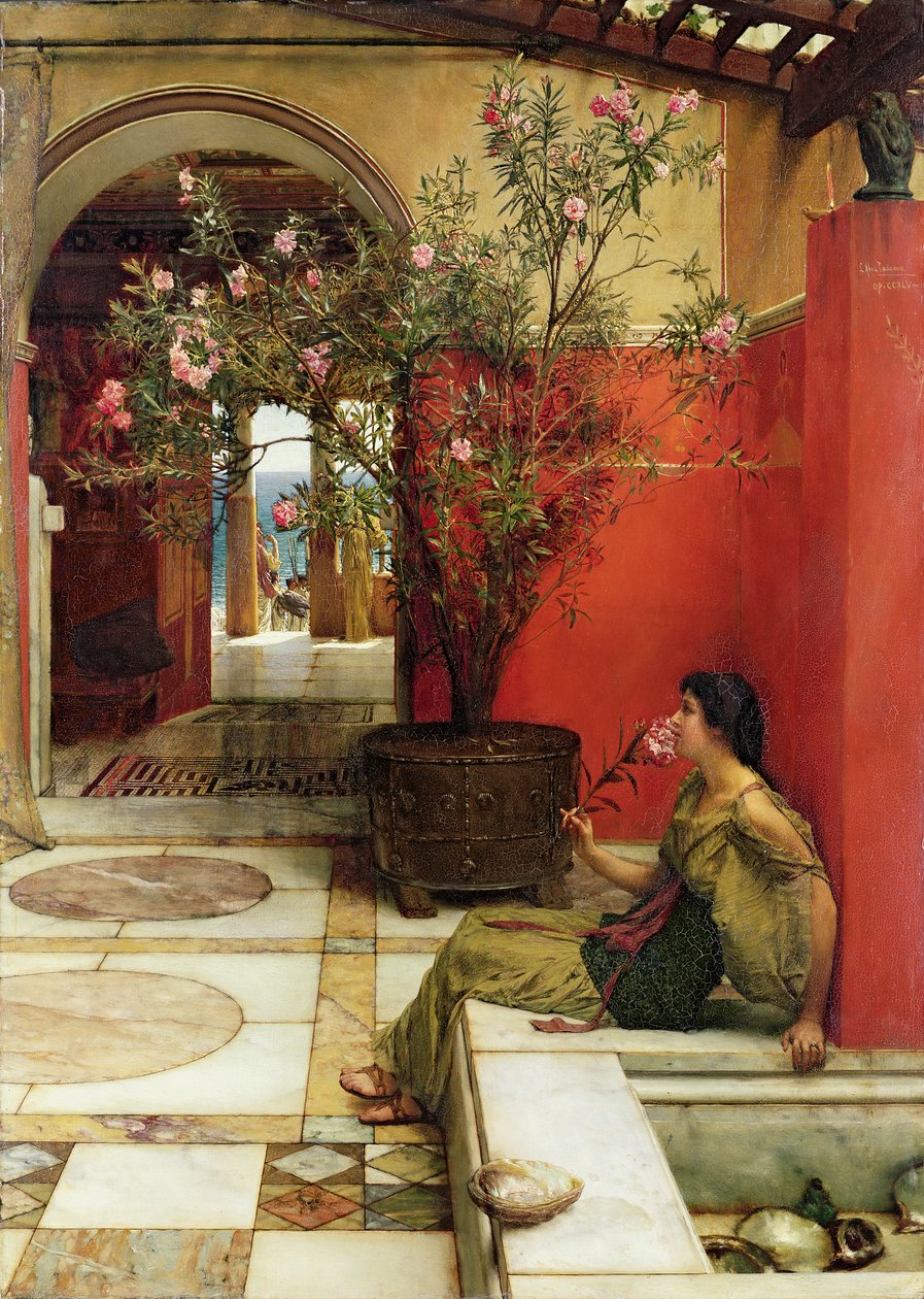 En oleander, 1882 av Lawrence Alma Tadema