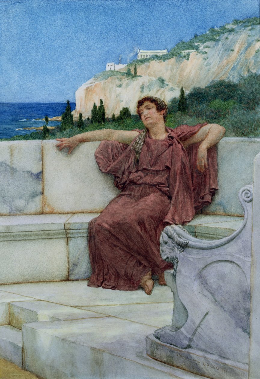 Dolce Far Niente, av Lawrence Alma Tadema