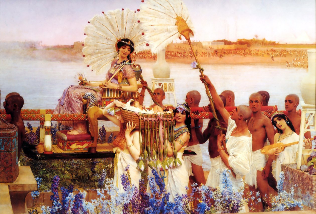 Funnet av Moses av Lawrence Alma Tadema
