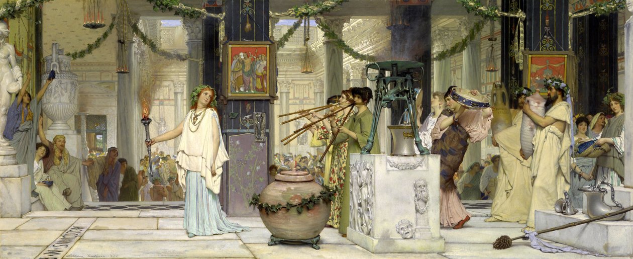 Vintage -festivalen av Lawrence Alma Tadema